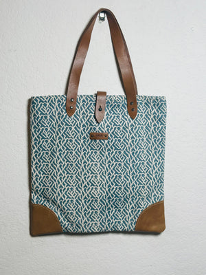 ShopYego Bags Blue Zig Zag Kebena Bag