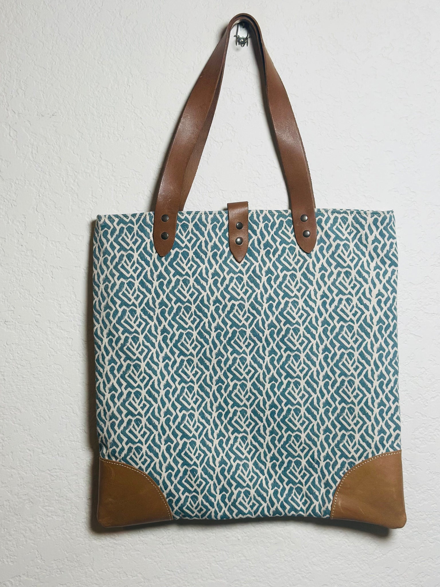 ShopYego Bags Blue Zig Zag Kebena Bag