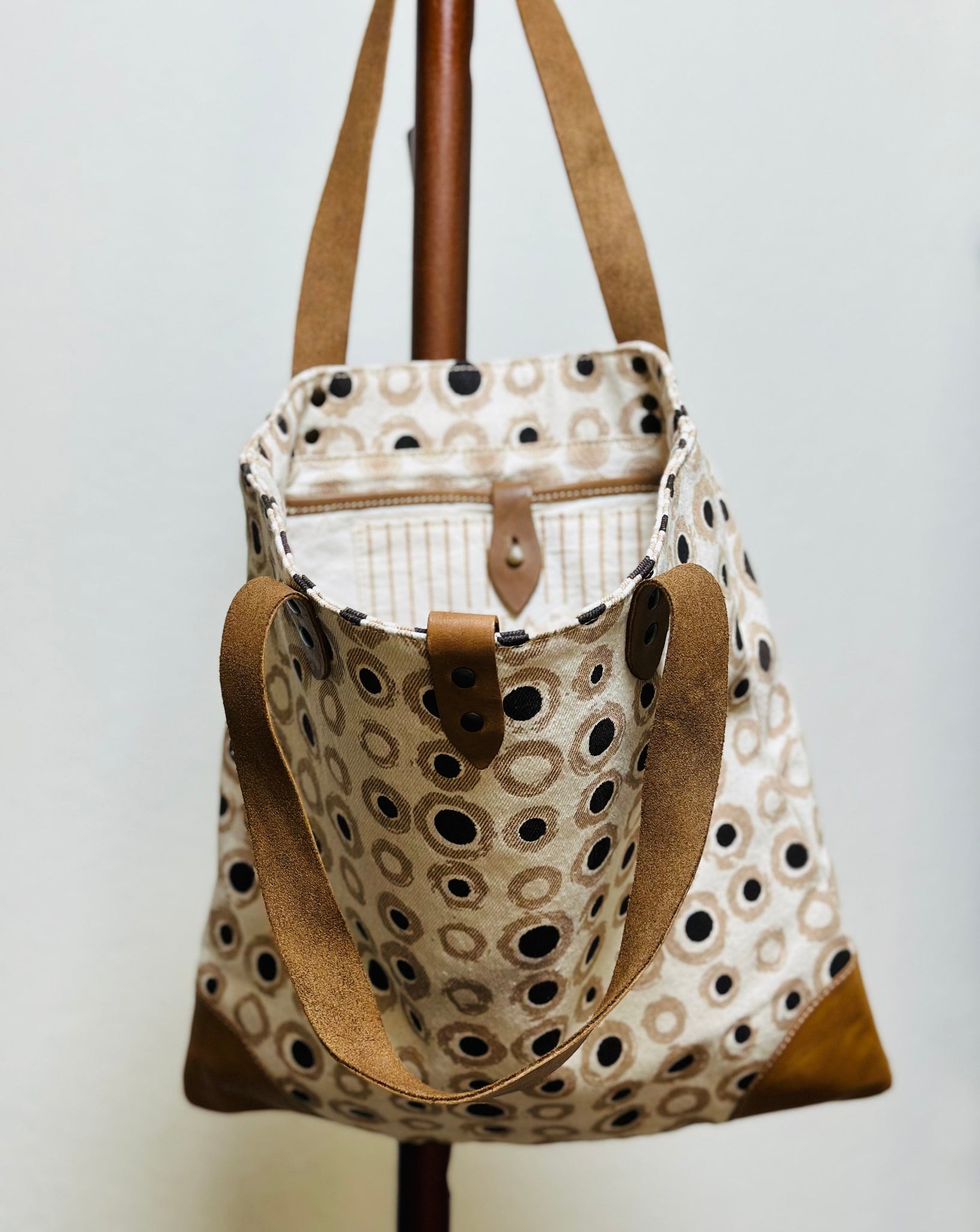 ShopYego Bags Earth Tone Circles Kebena Bag