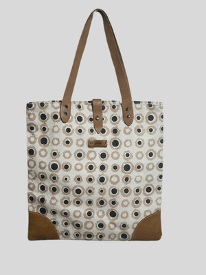 ShopYego Bags Earth Tone Circles Kebena Bag