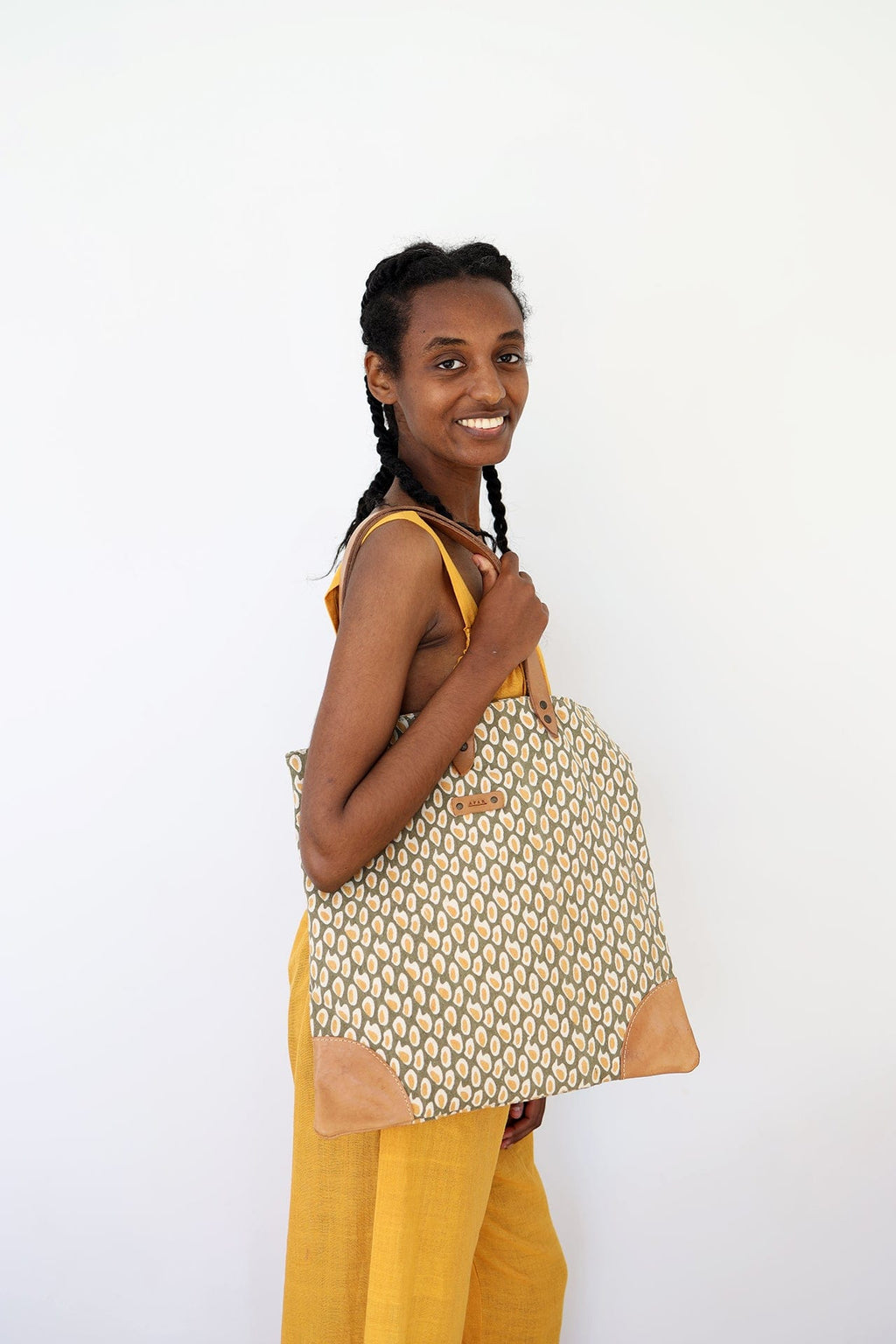 ShopYego Bags Sage & Beige Kebena Bag