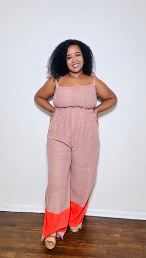 ShopYego Jumpsuits Desert Rose Sebie Jumpsuit