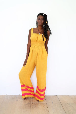 ShopYego Jumpsuits Flamingo Blen Jumpsuit