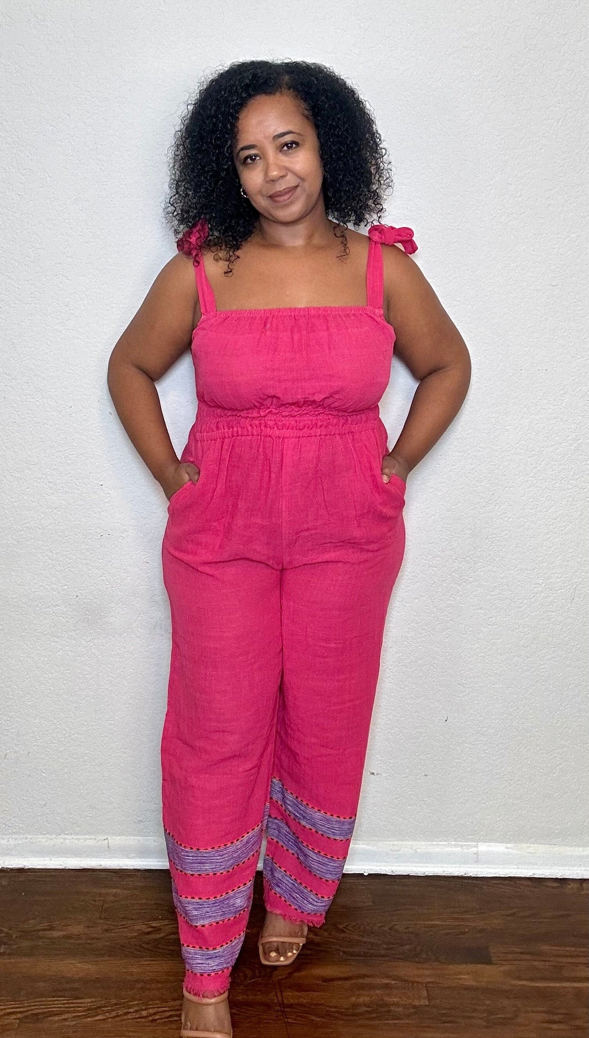 ShopYego Jumpsuits Fuschia Sebie Jumpsuit