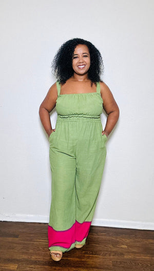 ShopYego Jumpsuits Sage Sebie Jumpsuit