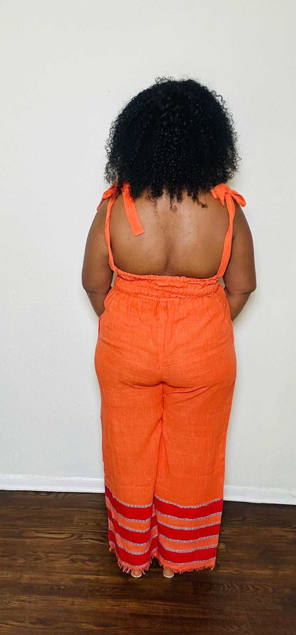 ShopYego Jumpsuits Tangerine Sebie Jumpsuit