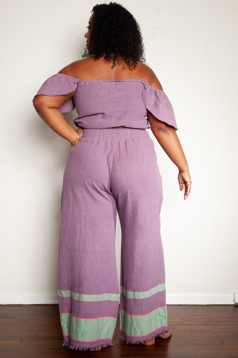 ShopYego Pant Set Lavender Munaye Top & Kidist Pants Set