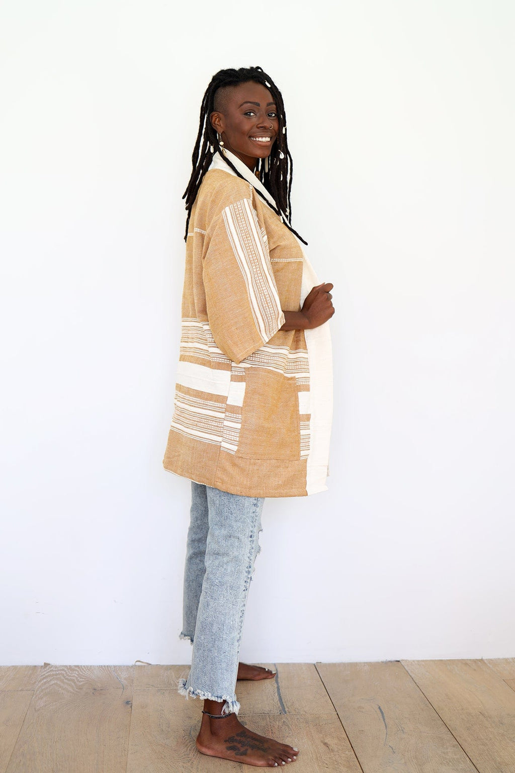 ShopYego Top Earth Tones Zelalem Cardi