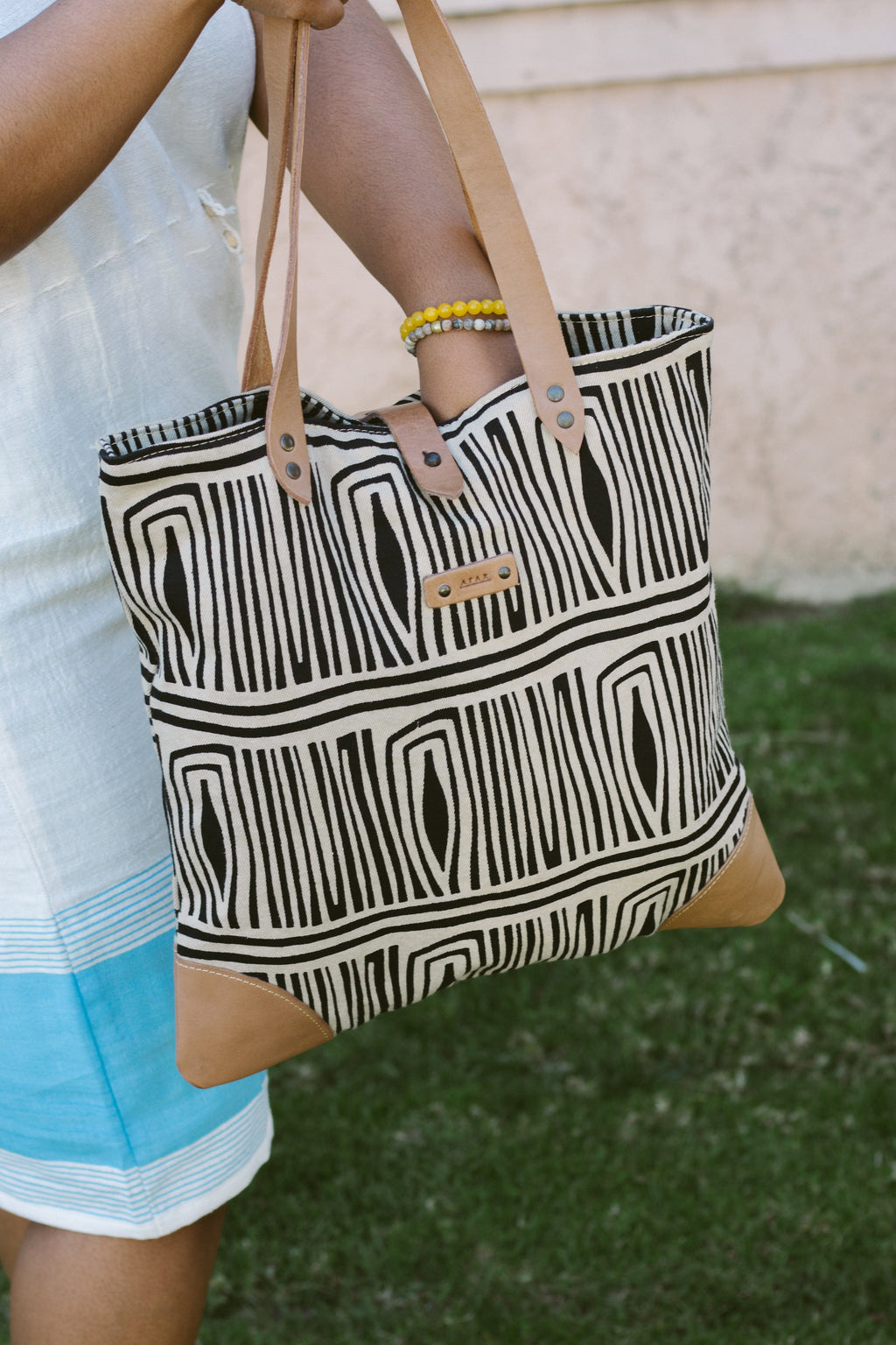 ShopYego Bags Zebra Print Kebena Bag