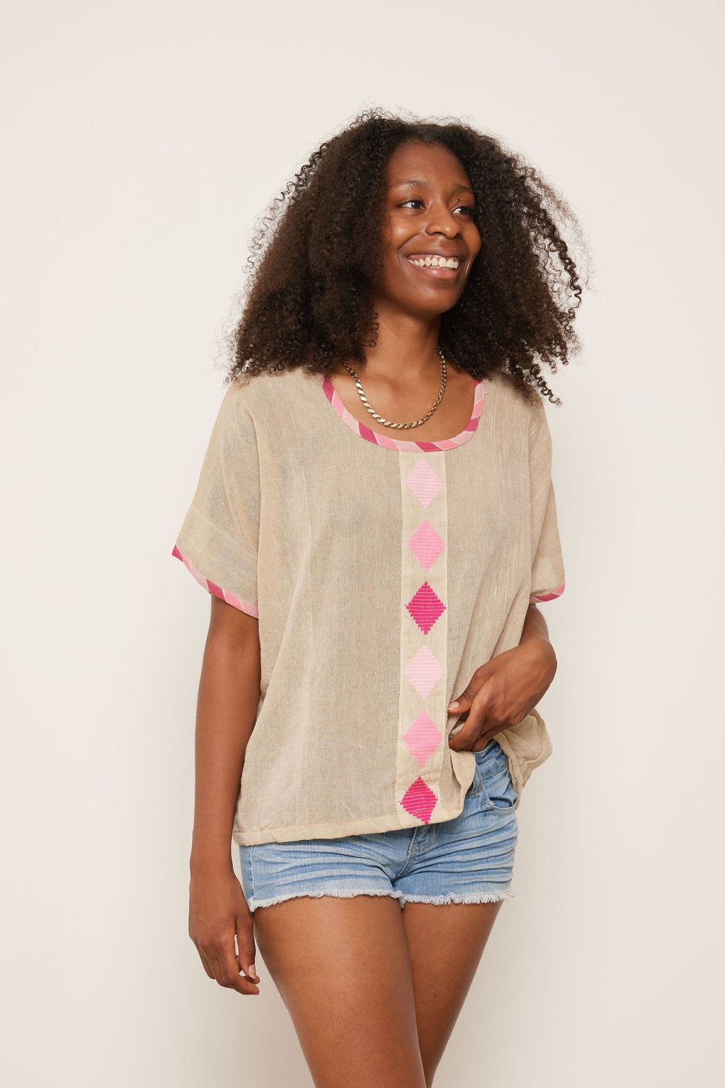 Yego.com Top Desert Rose Tami Top