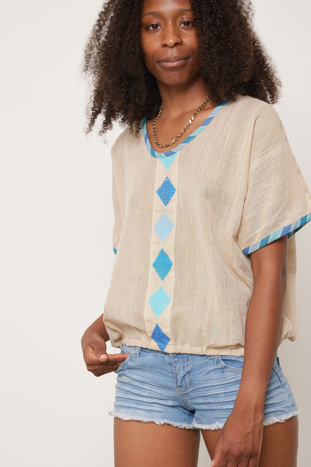 Yego.com Top Sky Blue Tami Top